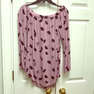 Purple & Black BP Top